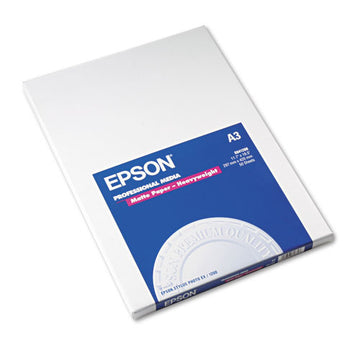 Epson® Premium Matte Presentation Paper, 9 Mil, 11.75 X 16.5, Bright White, 50-pack freeshipping - TVN Wholesale